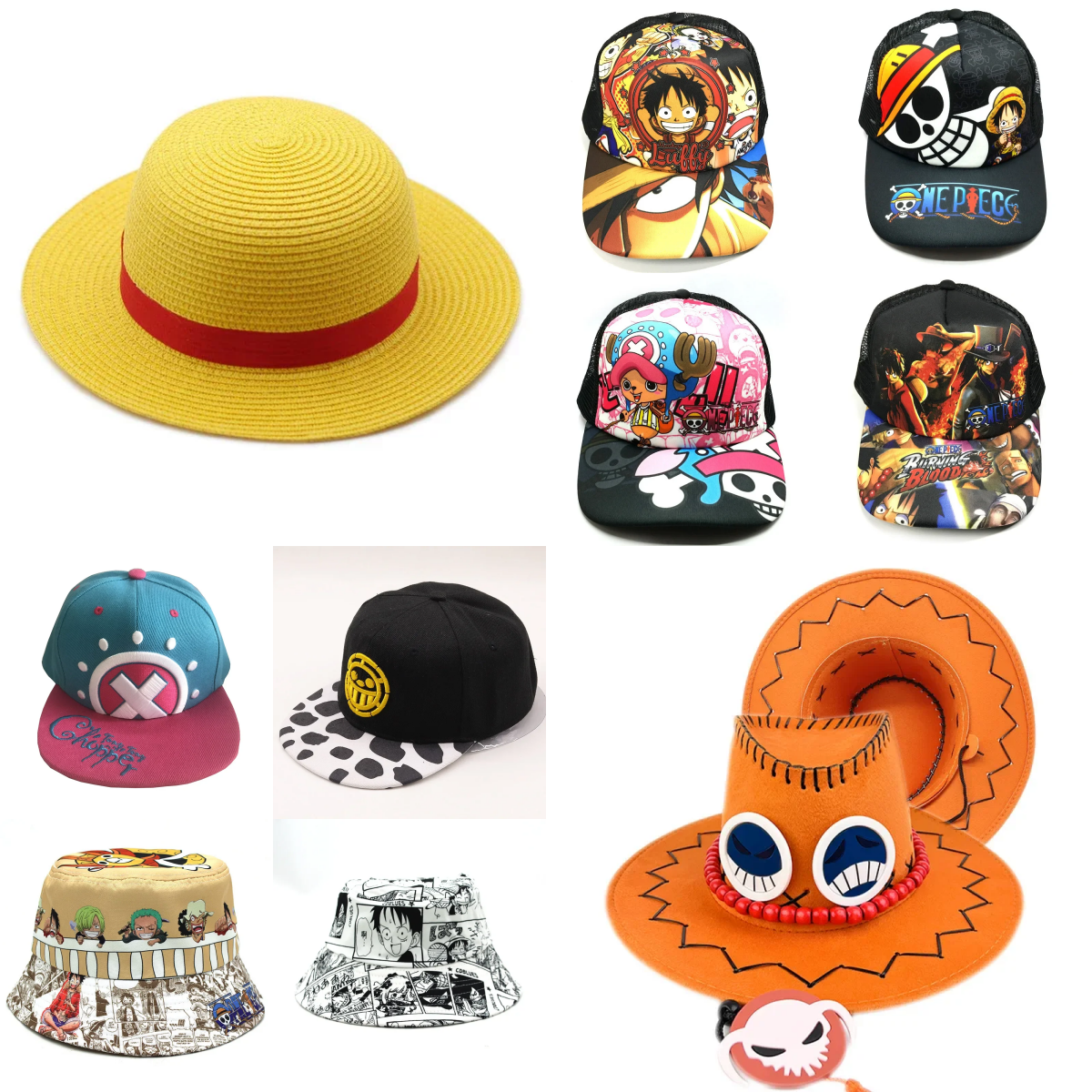 Straw Hat Summer - Anime Luffy Straw Hat for Men