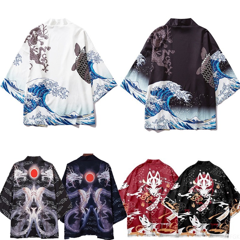 Chinese Style Harajuku Haori P - огляд і ціна Women'S Fashion Kimono
