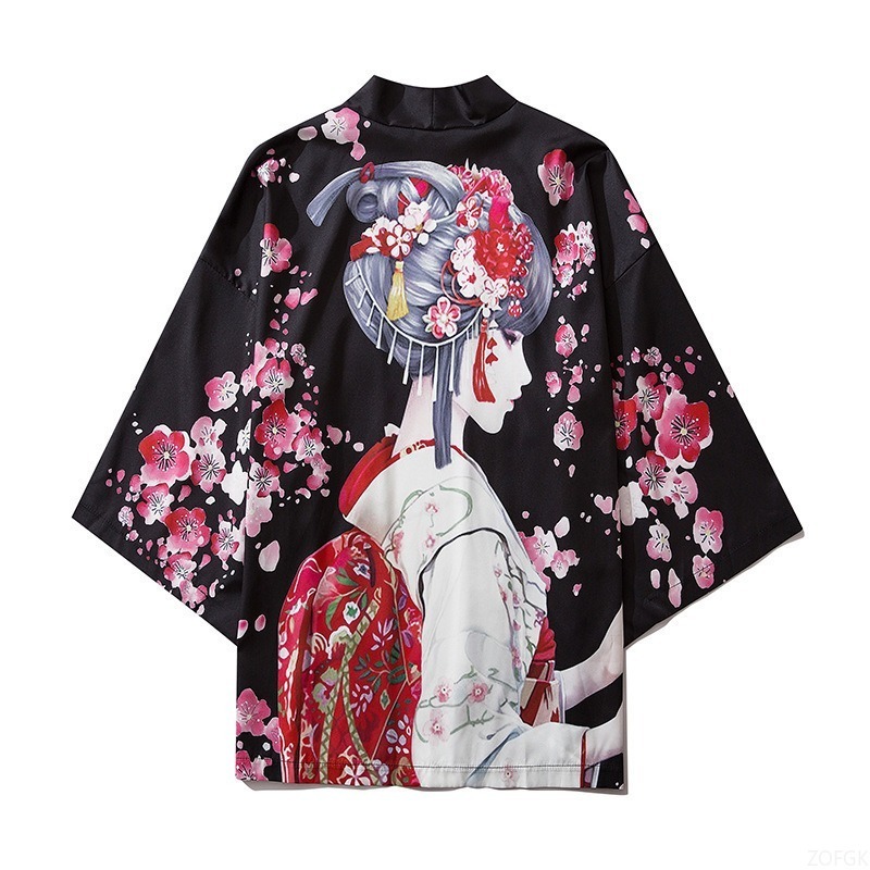Chinese Style Harajuku Haori P - огляд і ціна Women'S Fashion Kimono