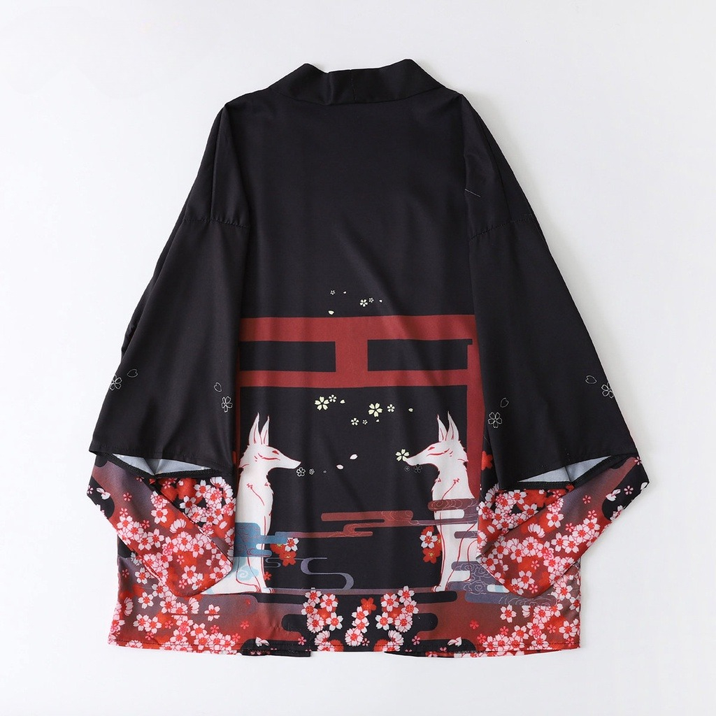 Fashion Fox Print Summer Beach - огляд і ціна Women'S Fashion Kimono
