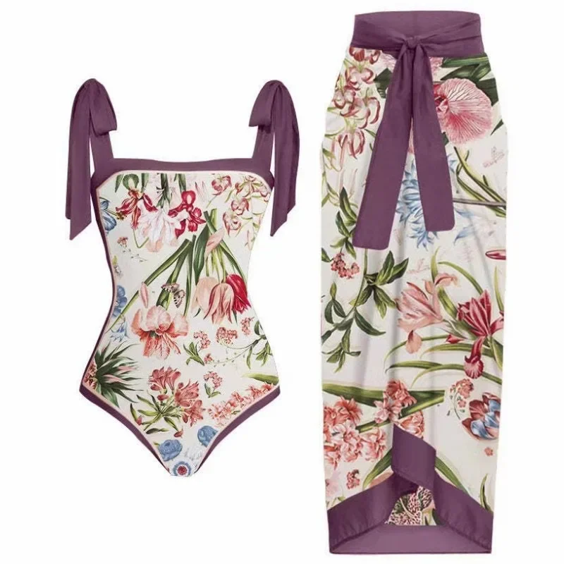 Fashion Women Cover Swimsuit R - огляд і ціна Printed Wrap Skirt