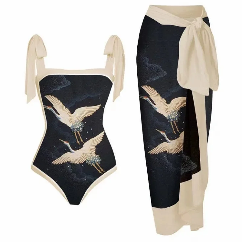 Fashion Women Cover Swimsuit R - огляд і ціна Printed Wrap Skirt