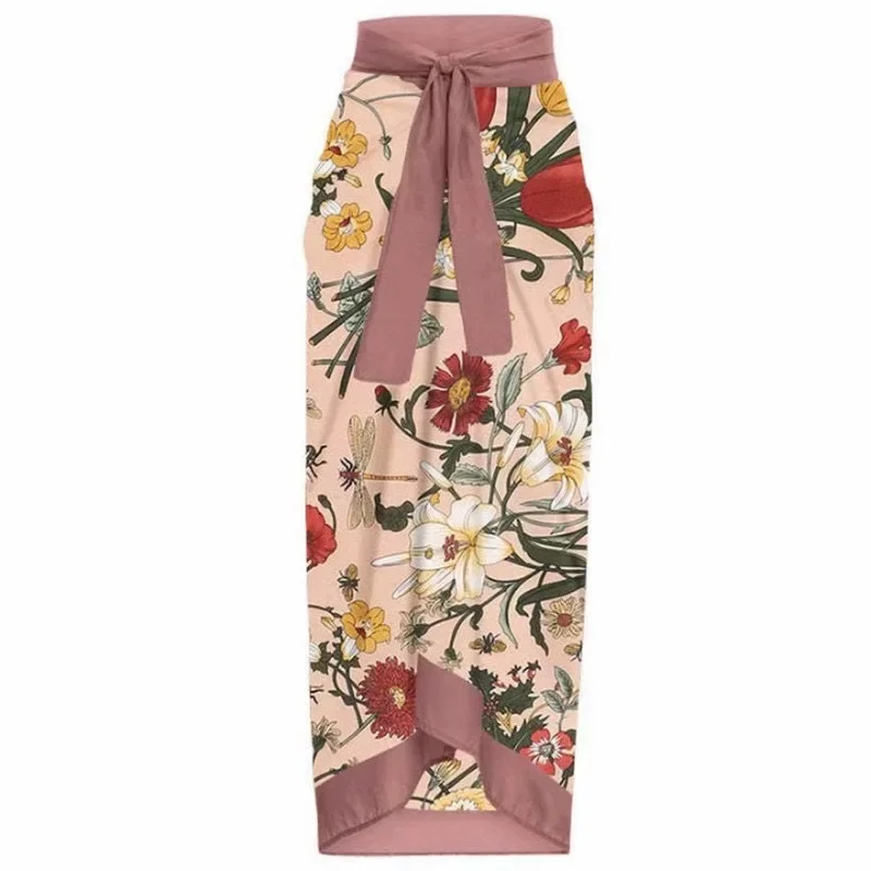 Fashion Women Cover Swimsuit R - огляд і ціна Printed Wrap Skirt