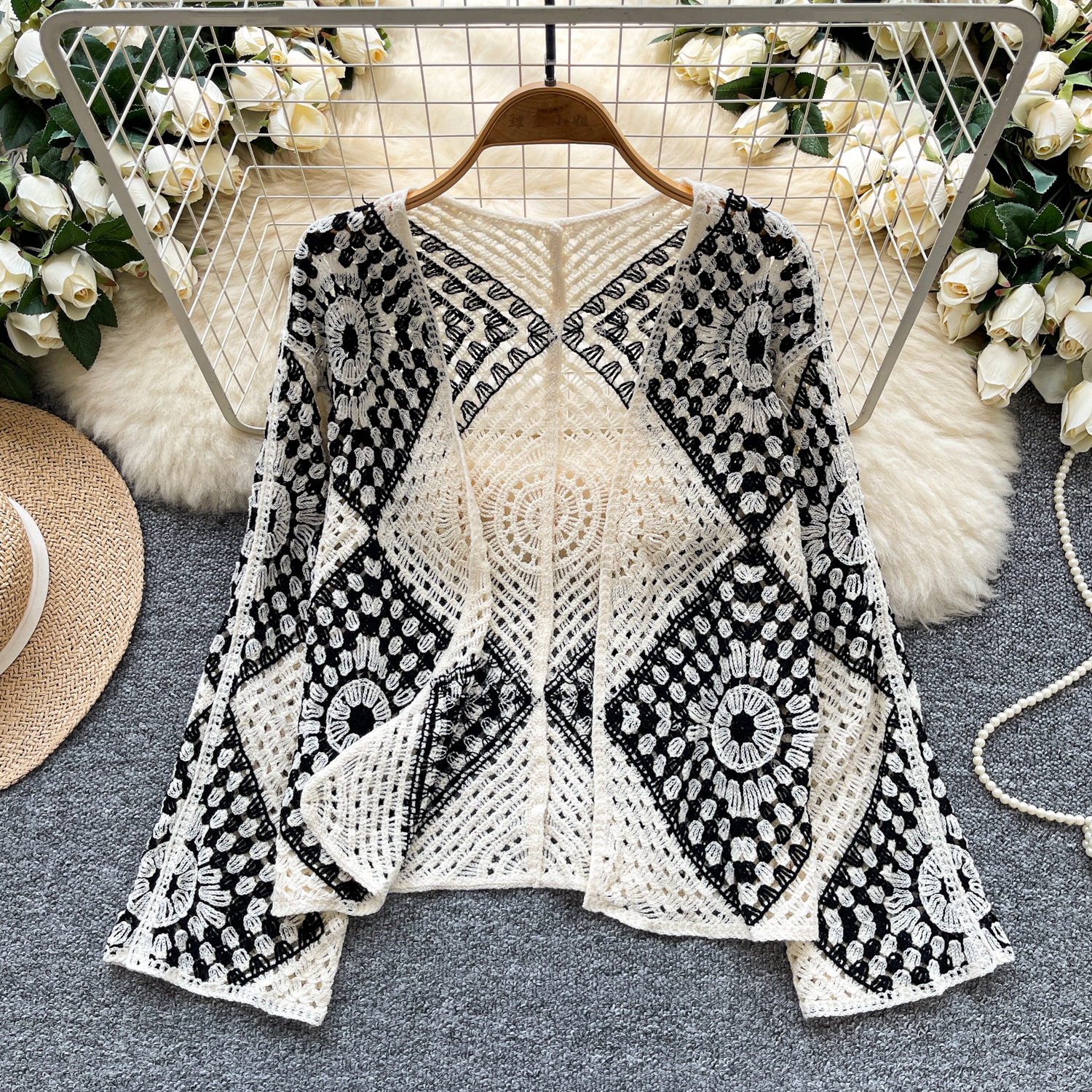 Crochet Kimono Cardigan for Wo - огляд і ціна Women'S Fashion Kimono