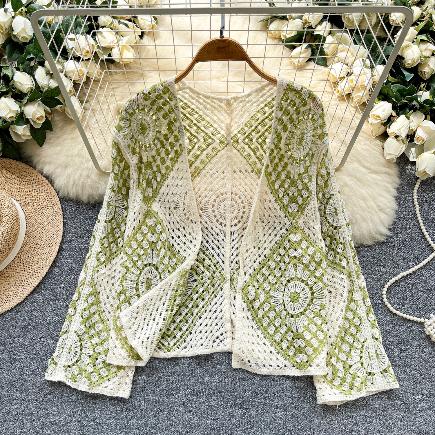 Crochet Kimono Cardigan for Wo - огляд і ціна Women'S Fashion Kimono