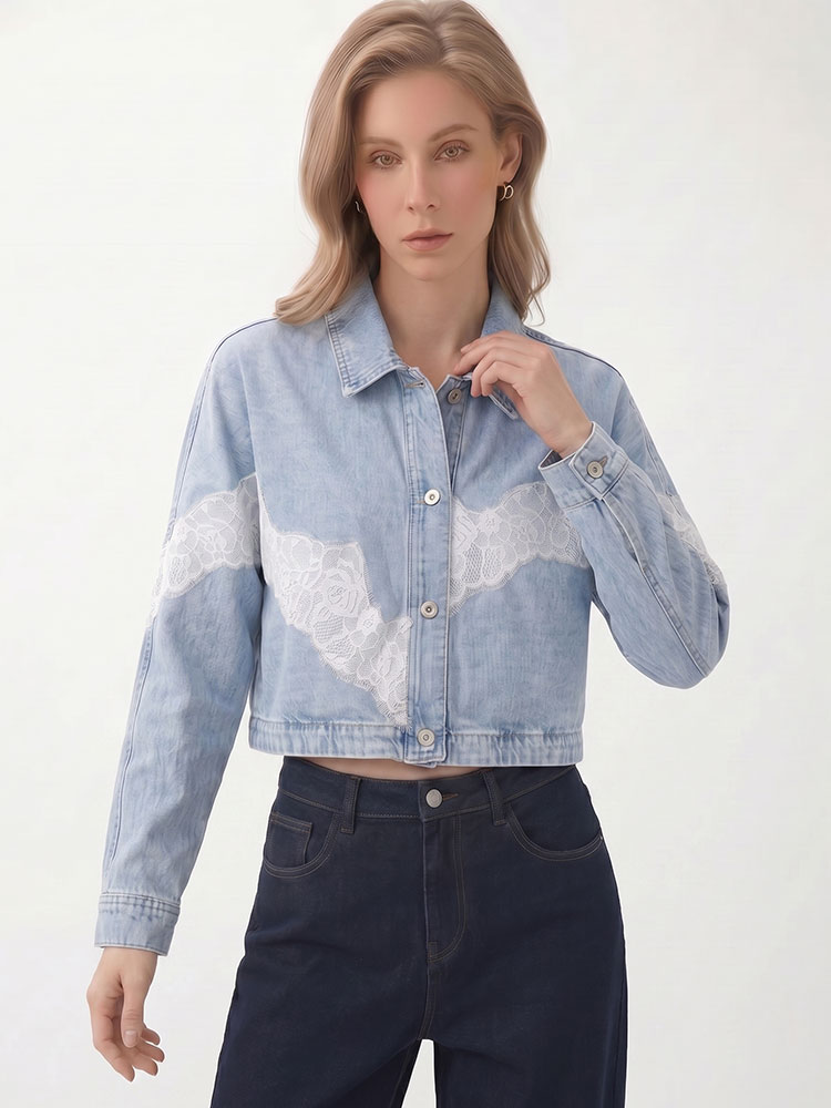 HH Womens Loose Blue Denim Jac - огляд і ціна Denim Shorts Women