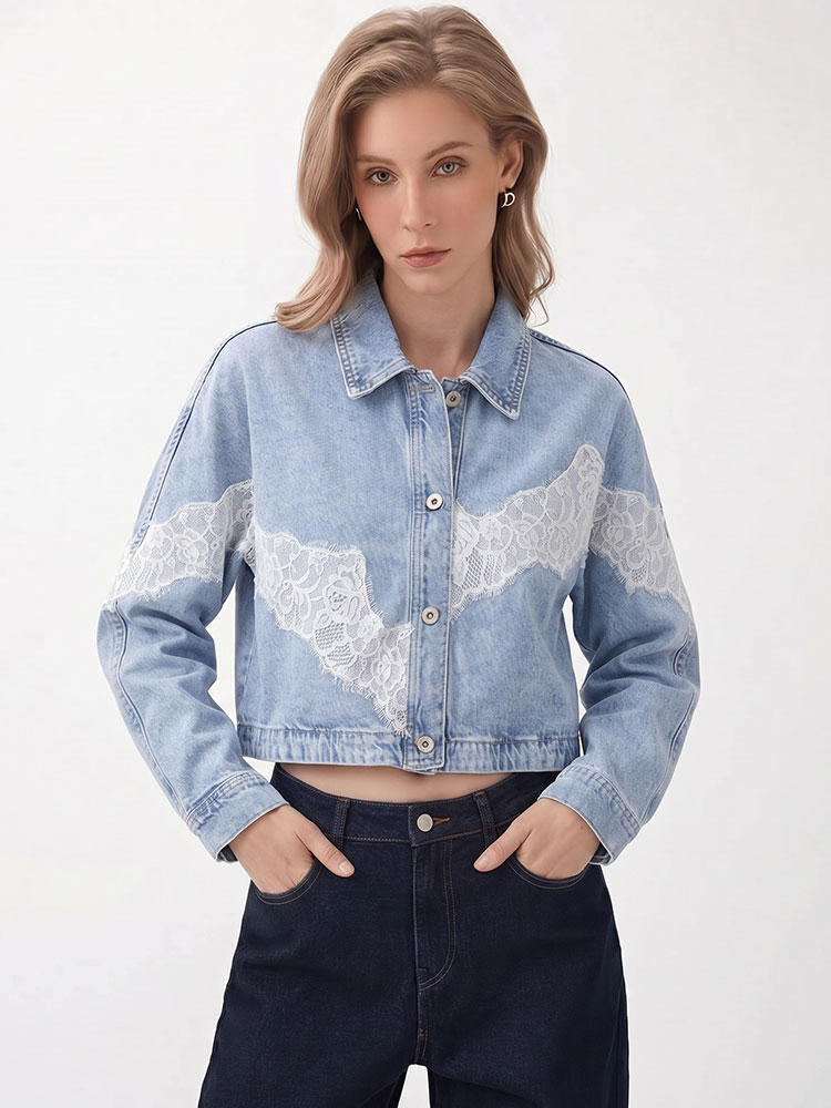 HH Womens Loose Blue Denim Jac - огляд і ціна Denim Shorts Women