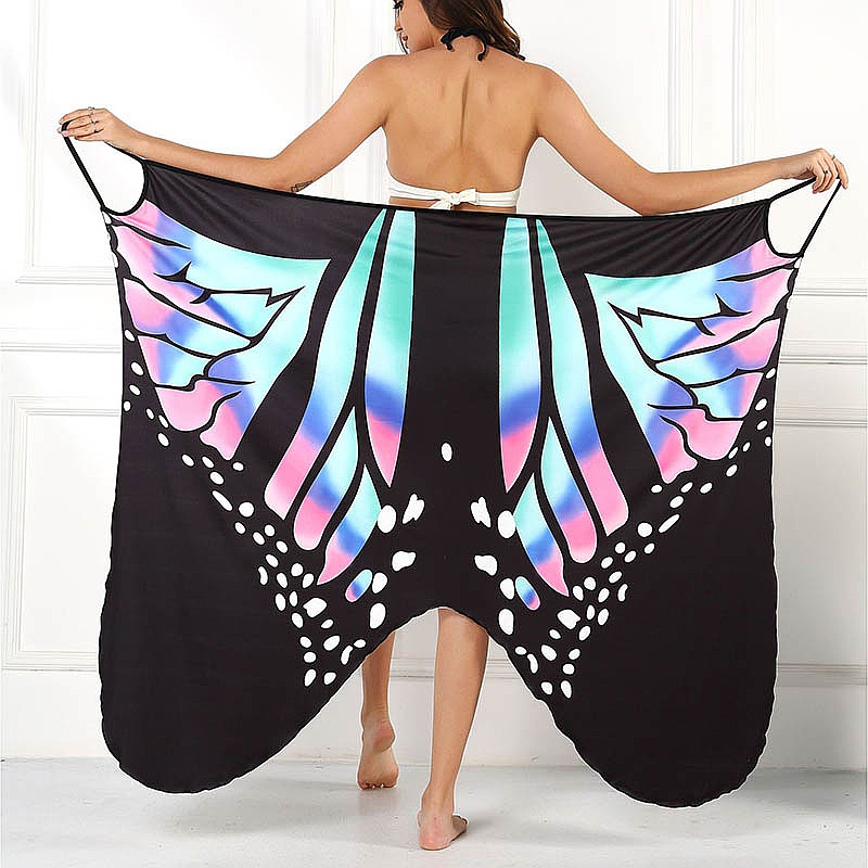 Sexy Butterfly Print Women Swi - огляд і ціна Printed Wrap Skirt