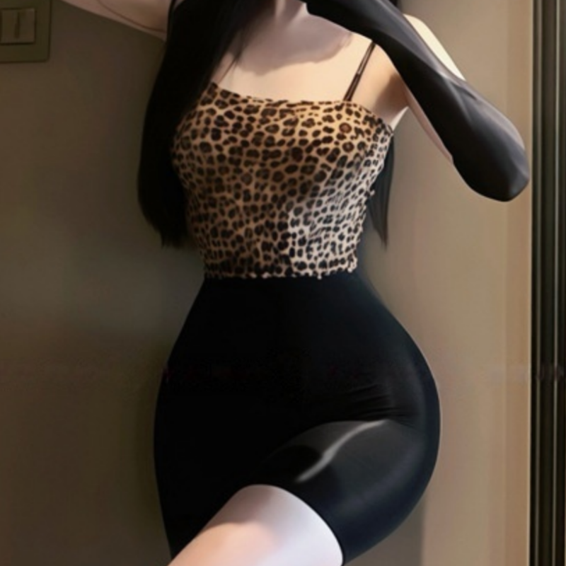 Suspender Dress Hot Temptation - огляд і ціна Printed Wrap Skirt