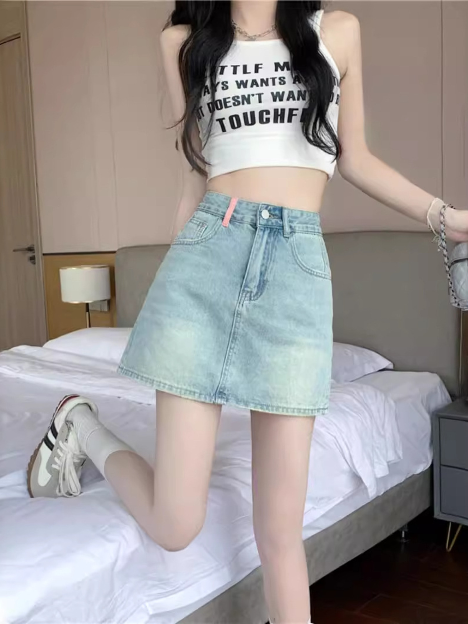 Women's Vintage Washed Denim S - огляд і ціна Denim Shorts Women