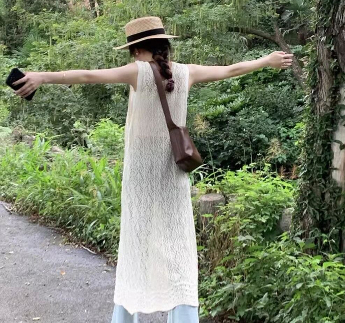 2026Boho Crochet Sleeveless Lo - огляд і ціна Women'S Fashion Kimono