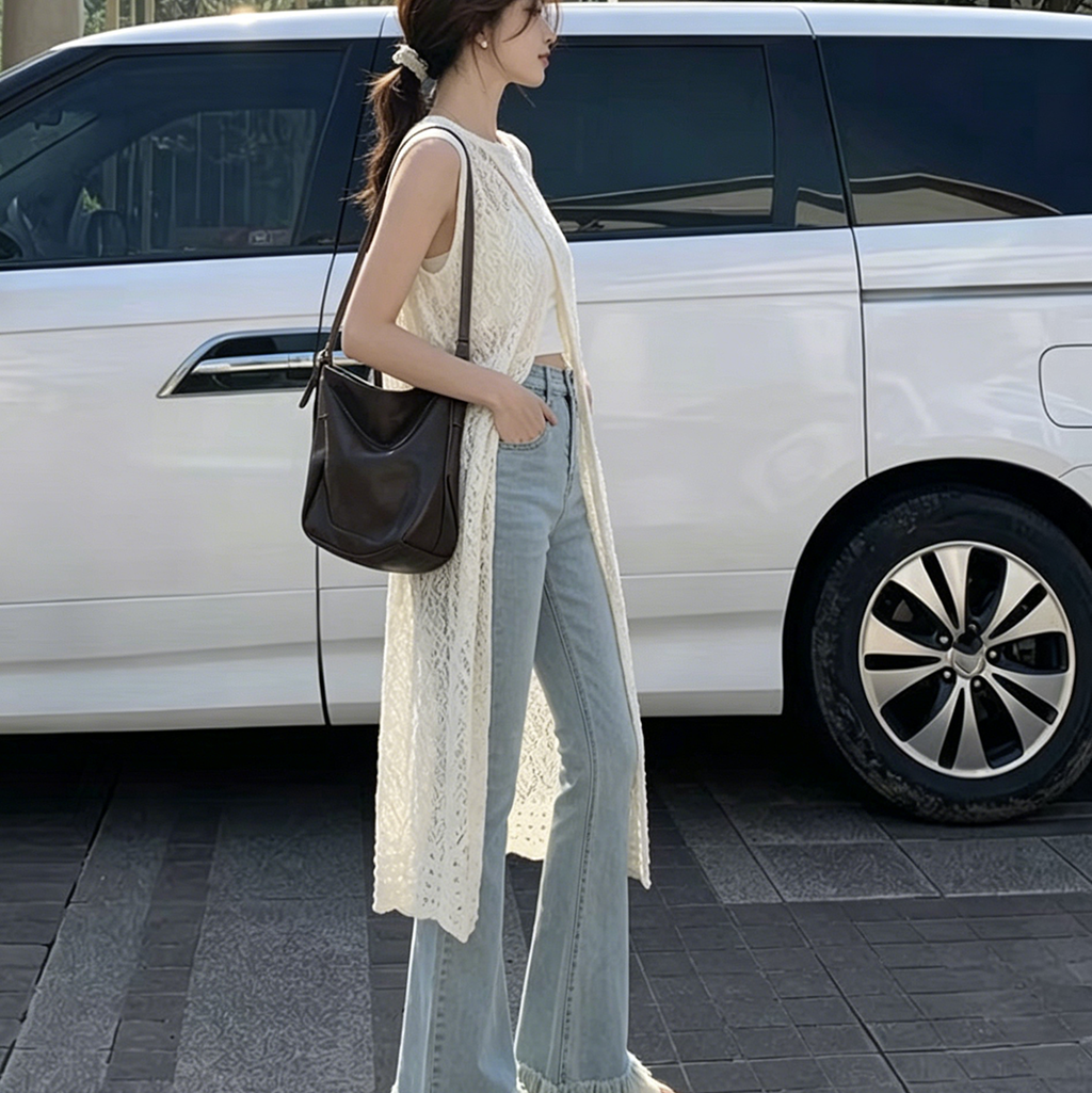 2026Boho Crochet Sleeveless Lo - огляд і ціна Women'S Fashion Kimono