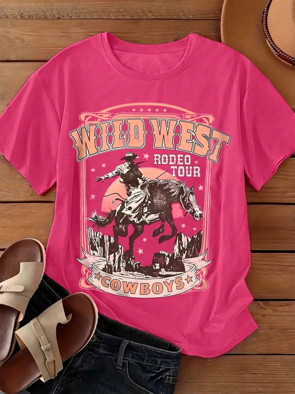 Wild West Cowboys Printing Wom - огляд і ціна Women'S Fashion Wild West