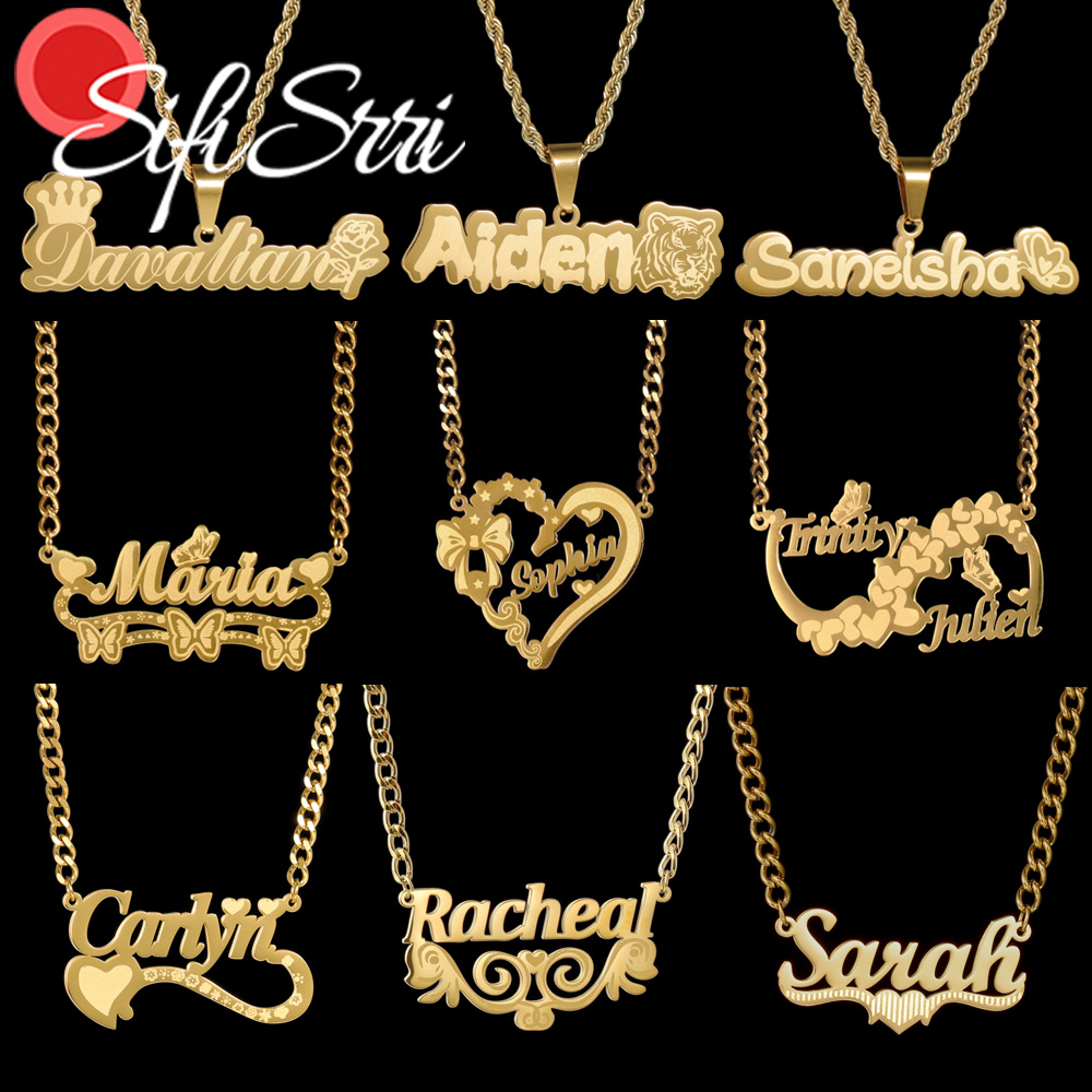 Sifisrri Custom Name Necklace  - огляд і ціна Women'S Fashion Labels