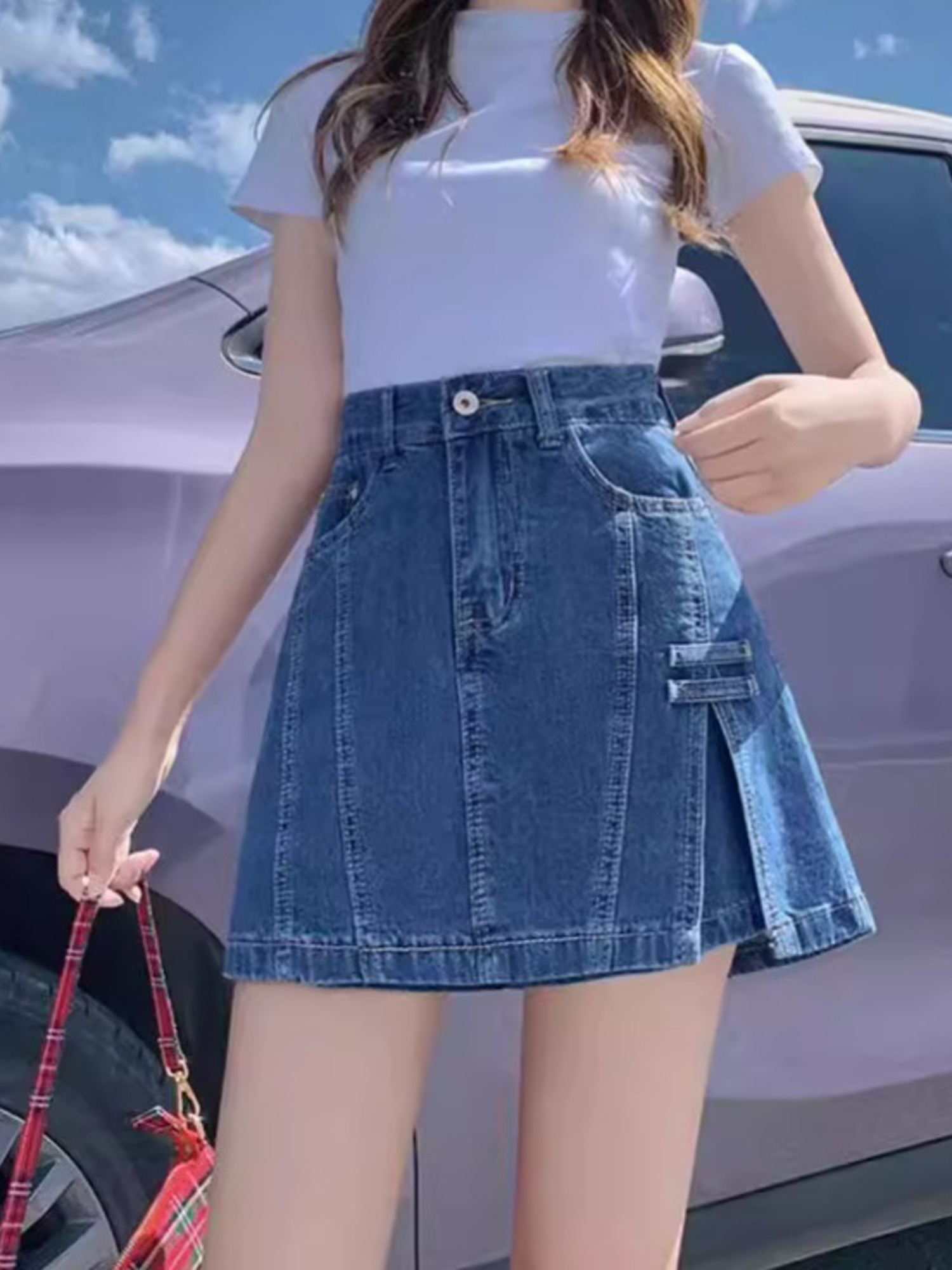Women's Vintage Washed Denim S - огляд і ціна Denim Shorts Women