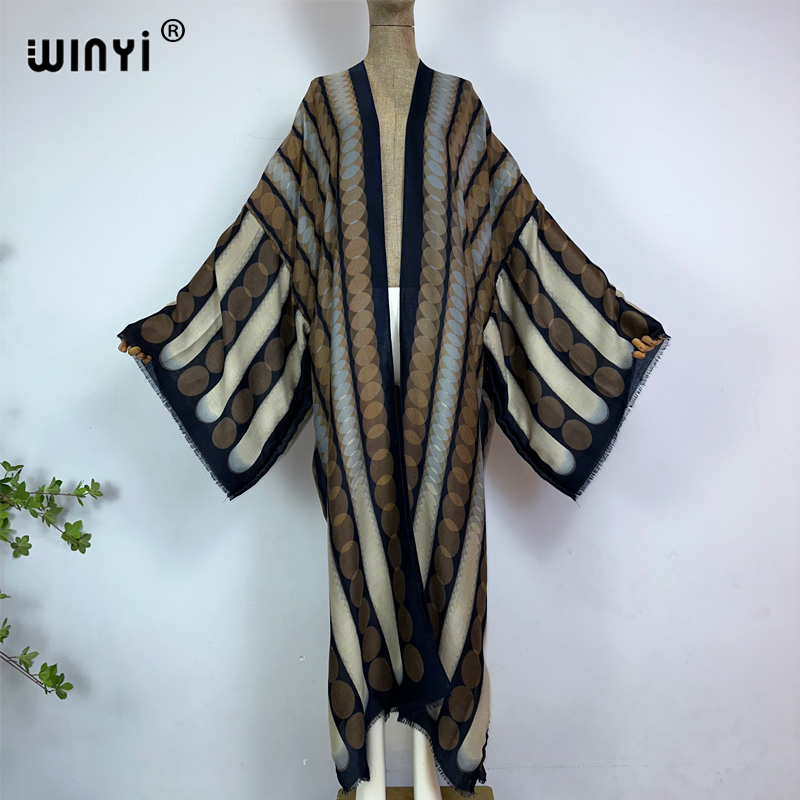 WINYI kimono summer geometric  - огляд і ціна Women'S Fashion Kimono