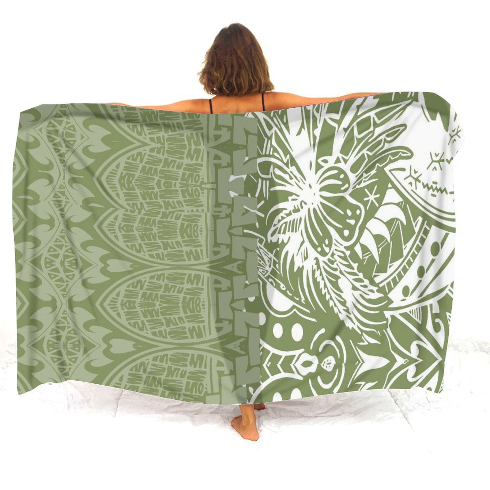 Hawaiian Apron Custom-Printed  - огляд і ціна Printed Wrap Skirt
