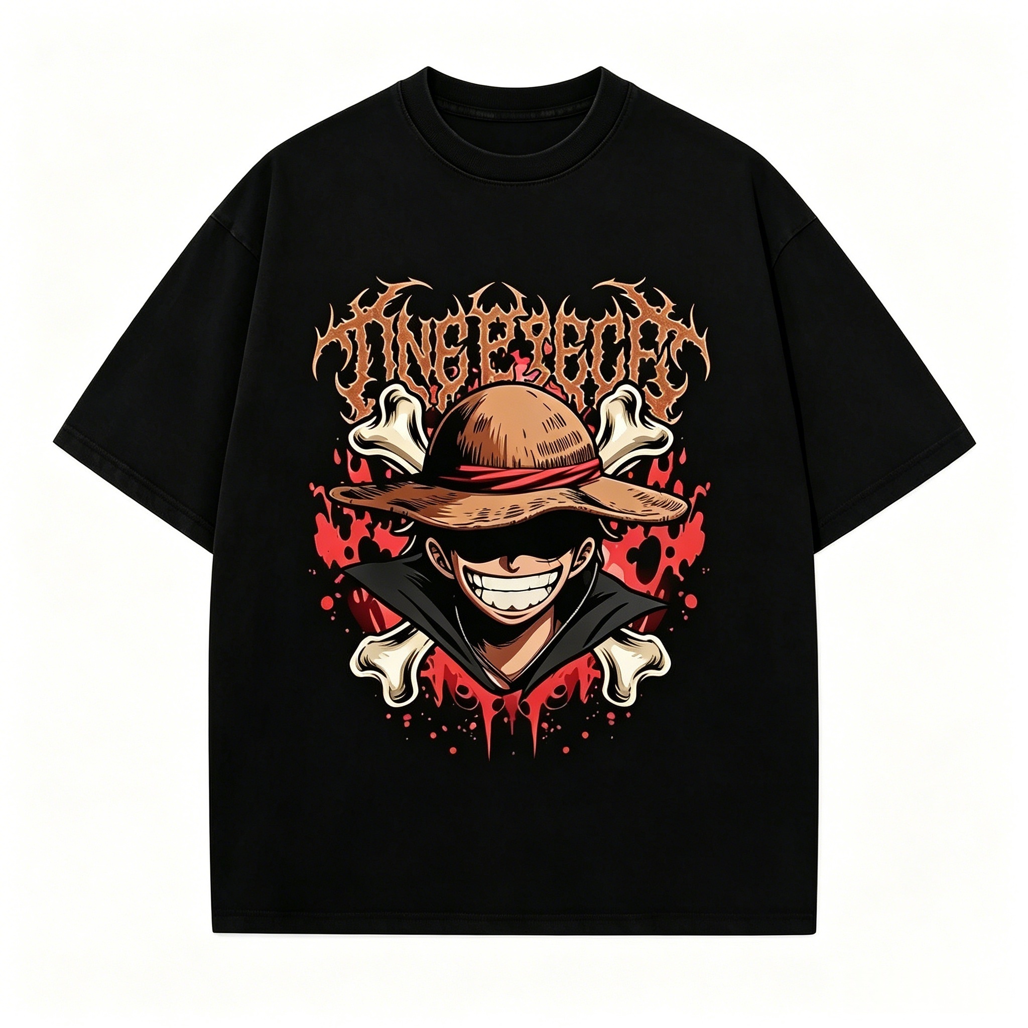 One Piece Luffy Oversized T-Sh - огляд і ціна Straw Hat Summer