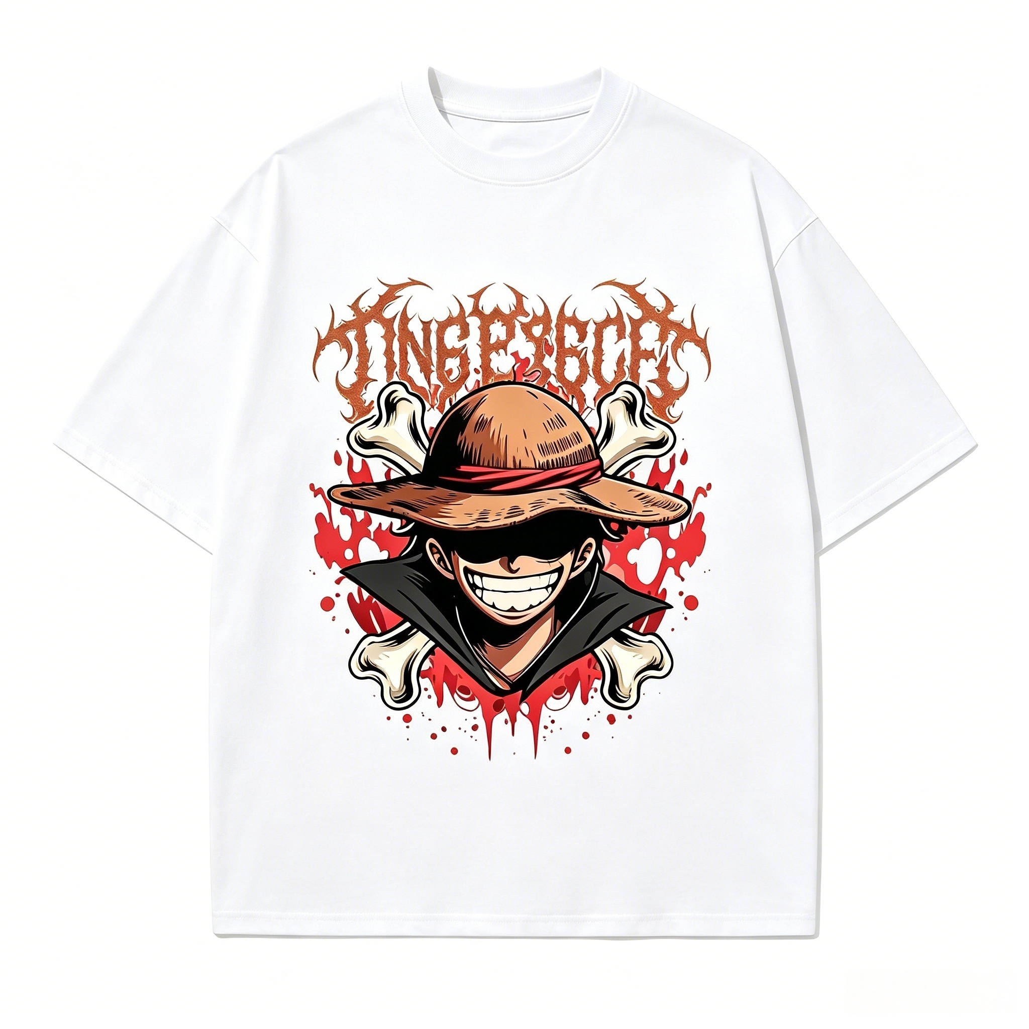 One Piece Luffy Oversized T-Sh - огляд і ціна Straw Hat Summer