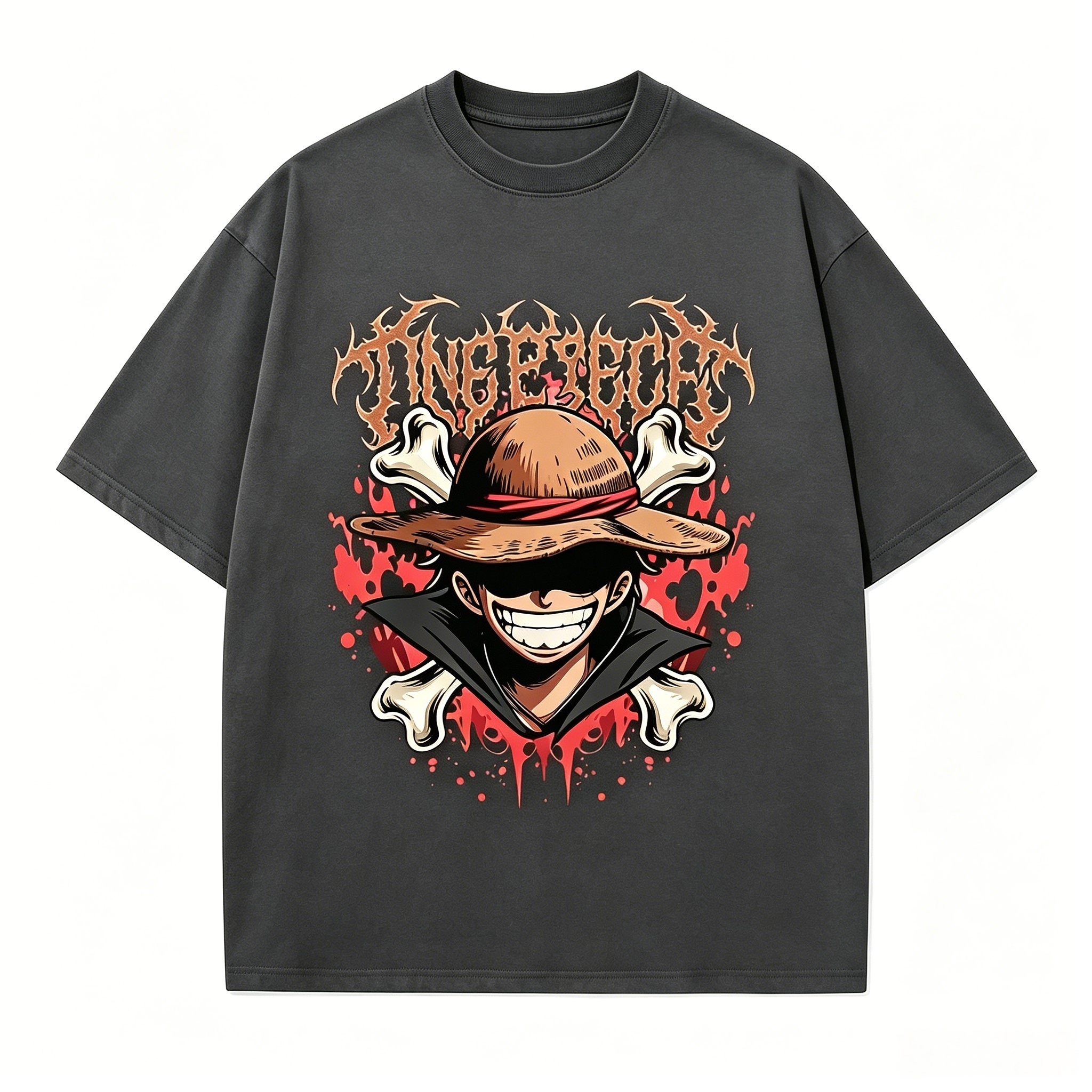 One Piece Luffy Oversized T-Sh - огляд і ціна Straw Hat Summer