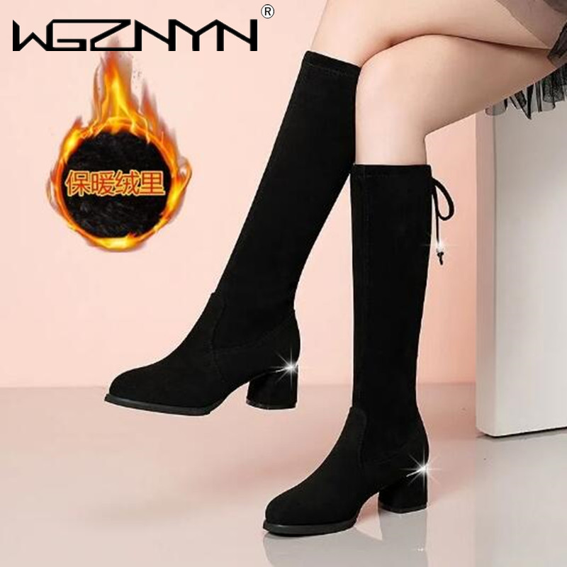Women Autumn Winter Black Knee - огляд і ціна Women Fashion Trend 2025