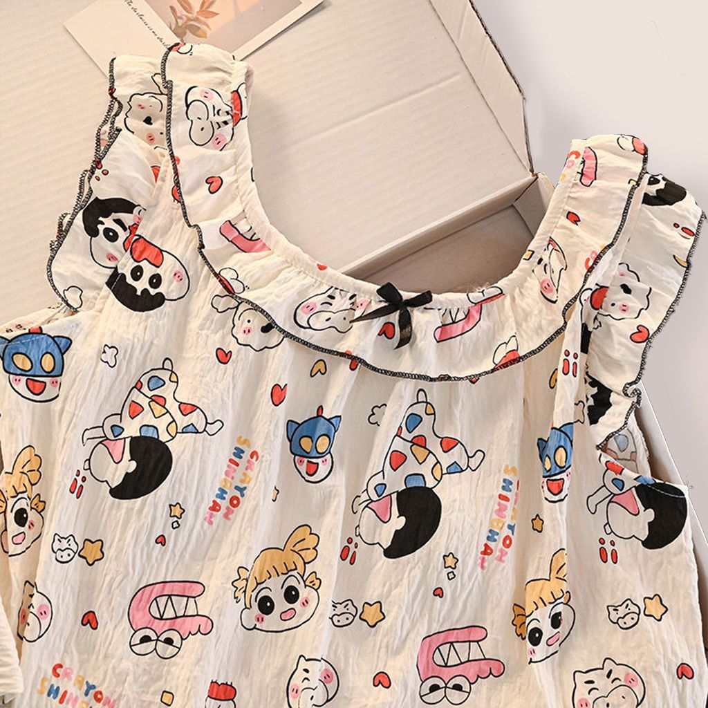 Kawaii Women's Crayon Shin Cha - огляд і ціна Lace Trim Cami
