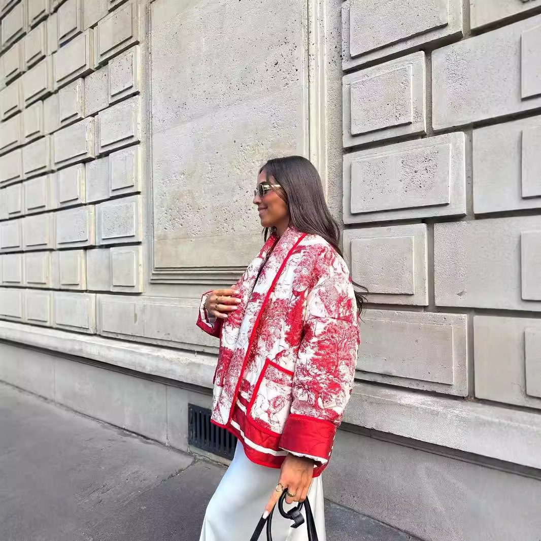 Women's Fashion Cotton Jacket  - огляд і ціна Women'S Fashion Kimono