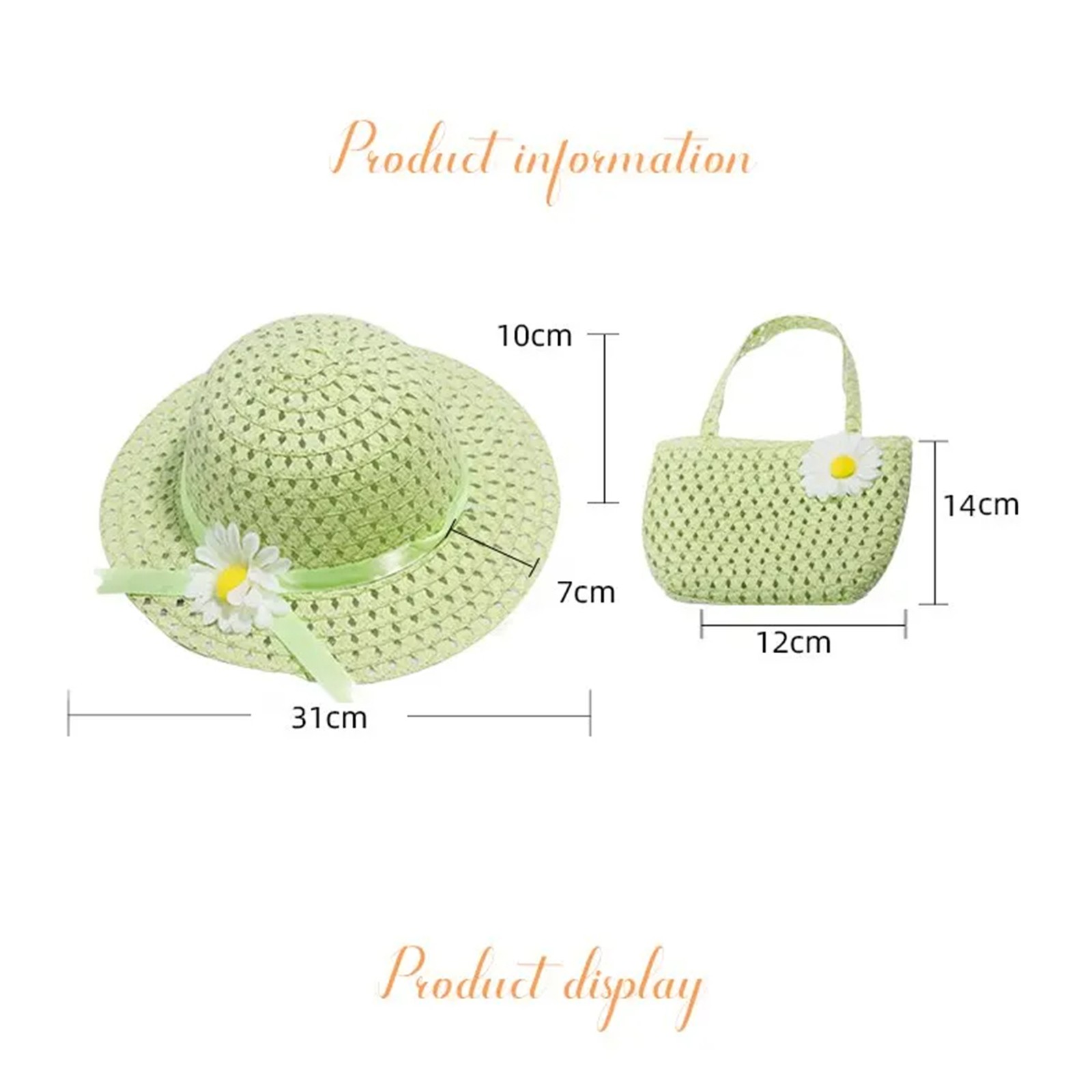Fashionable Girl's Straw Hat K - огляд і ціна Straw Hat Summer