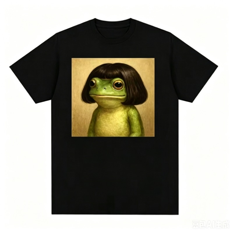 Funny Frog Face with Bob Hairc - огляд і ціна Women'S Fashion In The 90S
