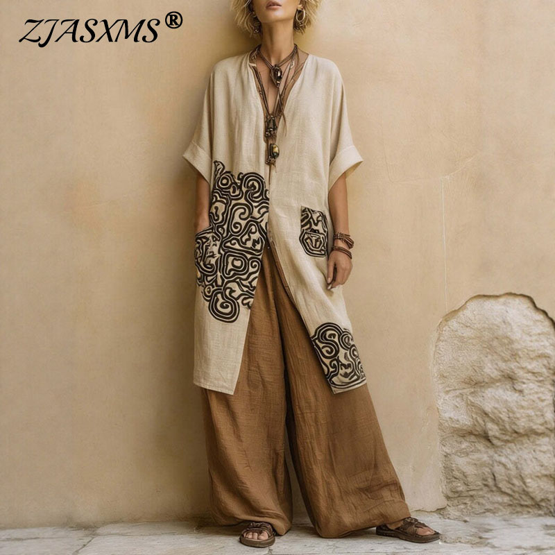 Boho Open Front Kimono Geometr - огляд і ціна Women'S Fashion Kimono