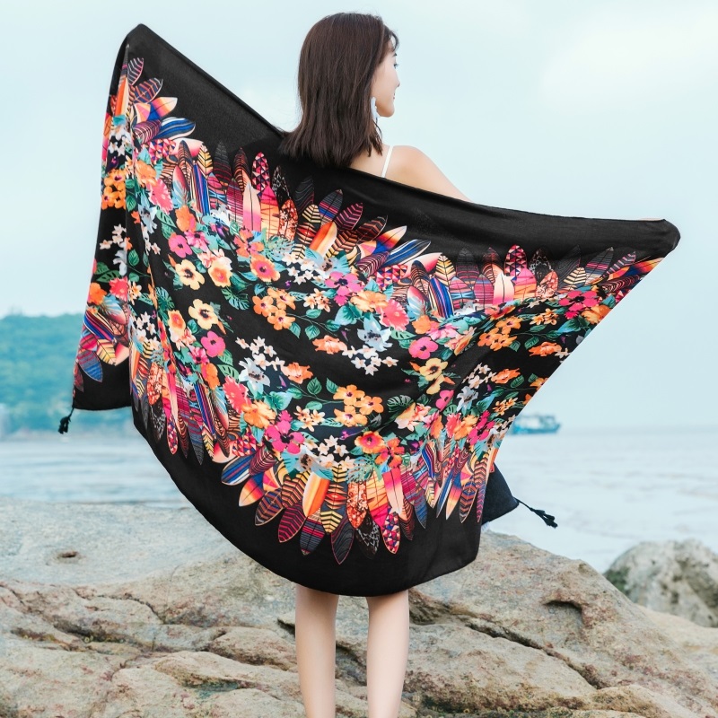 20 styles 90x180cm Cotton line - огляд і ціна Printed Wrap Skirt