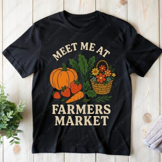 Meet Me At Farmers Market Tees - огляд і ціна Women'S Fashion Market Size