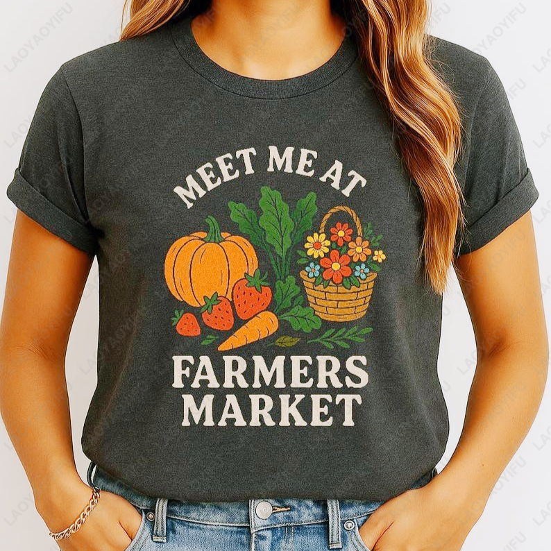 Meet Me At Farmers Market Tees - огляд і ціна Women'S Fashion Market Size