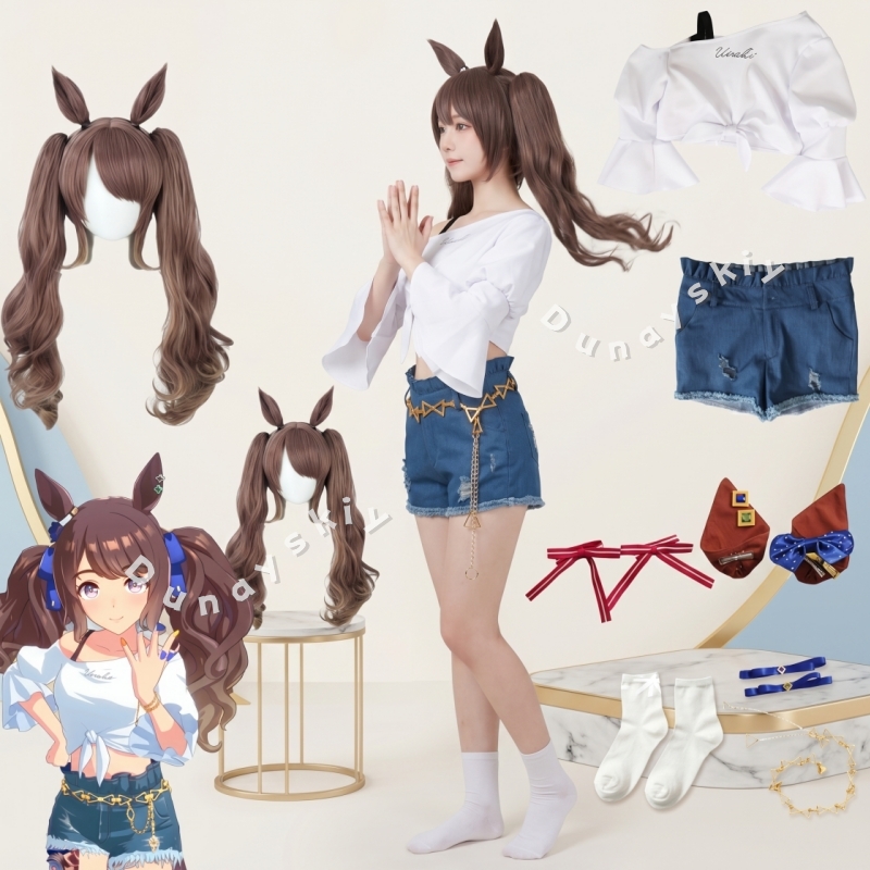 Uma Musume Tosen Jordan Pretty - огляд і ціна Denim Shorts Women