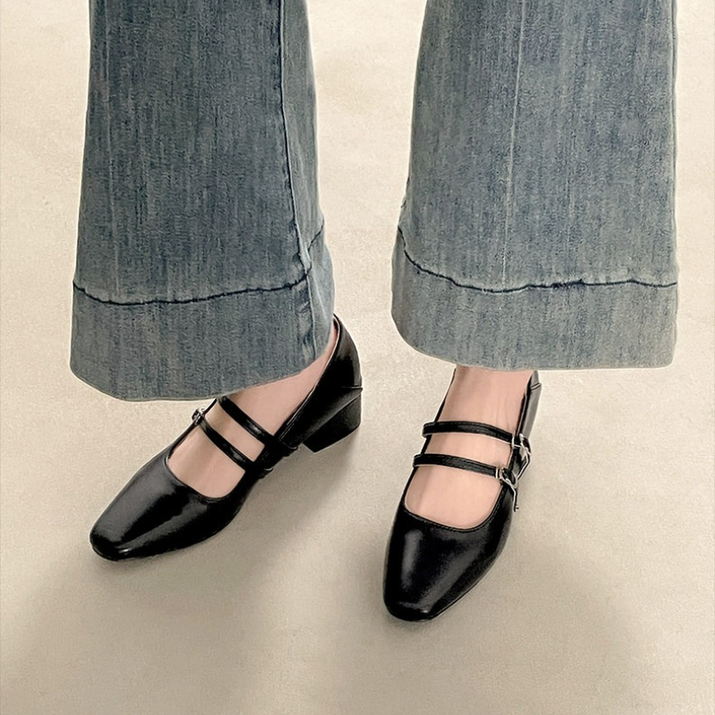Square Toe Low Heel Women Silv - огляд і ціна Women'S Fashion Shoes