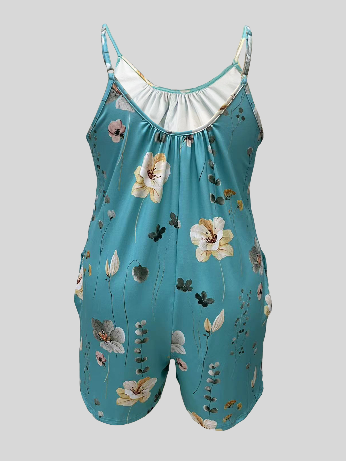 Plus Size Allover Print Cami R - огляд і ціна Lace Trim Cami