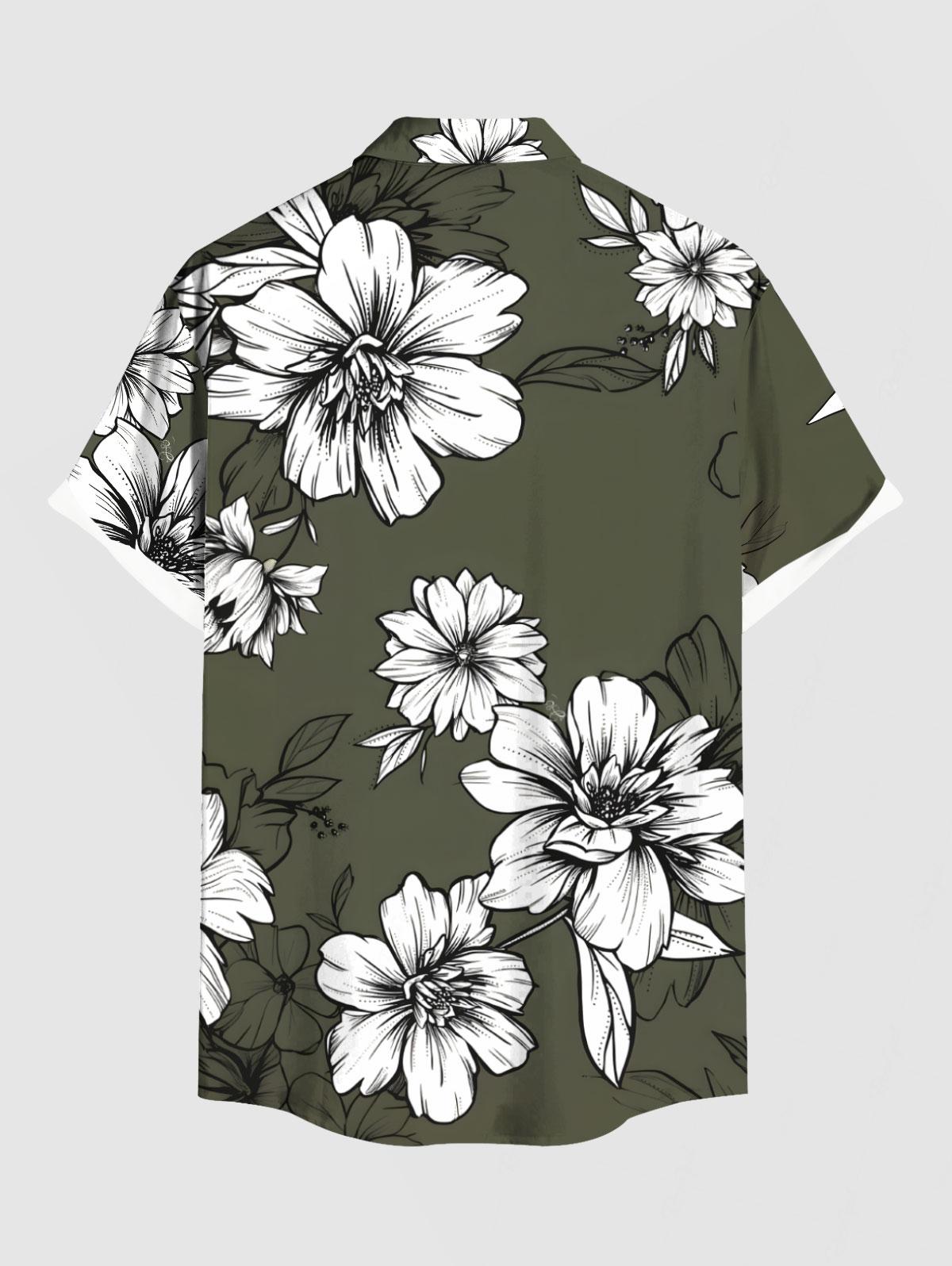 Flowers Leaf Printed Plus Size - огляд і ціна Lace Trim Cami