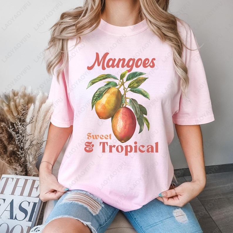 Retro Mangoes Exotic Summer Fr - огляд і ціна Women'S Fashion Market Size