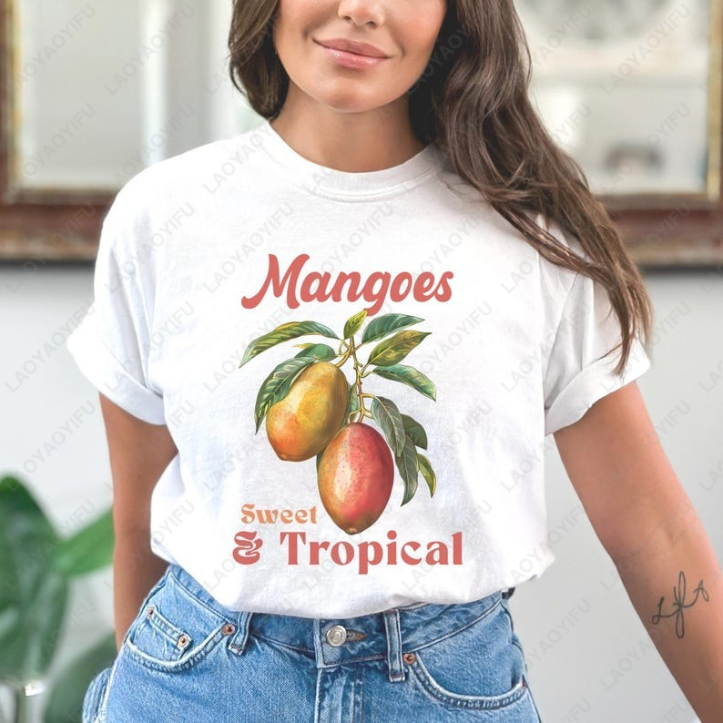 Retro Mangoes Exotic Summer Fr - огляд і ціна Women'S Fashion Market Size