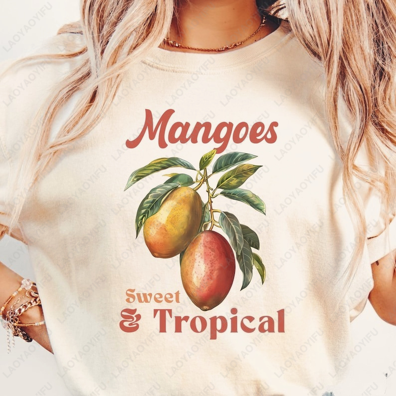 Retro Mangoes Exotic Summer Fr - огляд і ціна Women'S Fashion Market Size