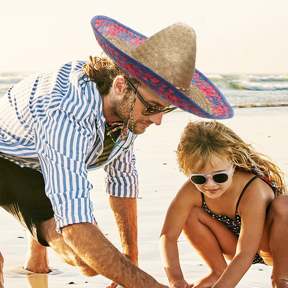 Mexican Sombrero Hat Straw Wea - огляд і ціна Straw Hat Summer