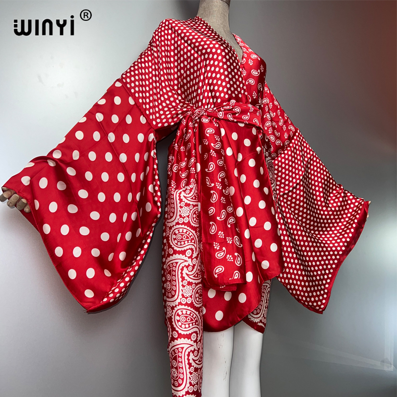 WINYI summer kimono fashion pr - огляд і ціна Women'S Fashion Kimono