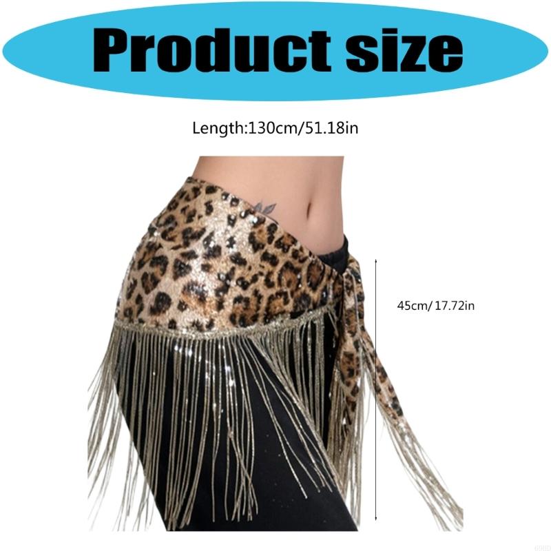 Leopards Print Dance Hip Wrap  - огляд і ціна Printed Wrap Skirt