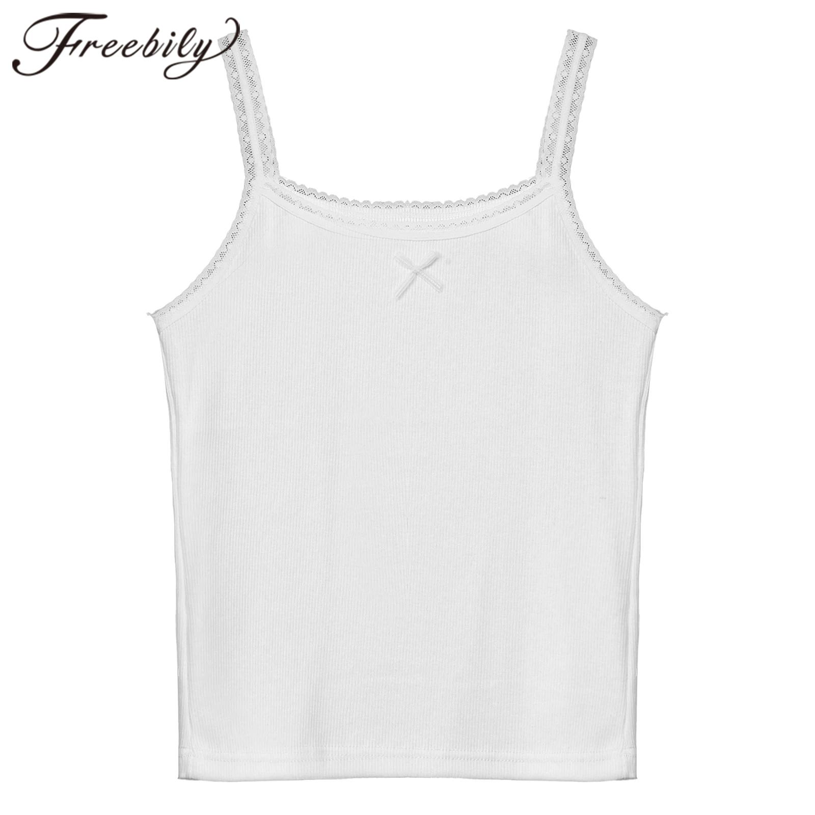 Teens Kids Yoga Top Girls Cami - огляд і ціна Lace Trim Cami